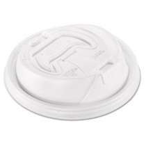 Optima Hot Cup Lids, Fits 12-24oz Cups, White
