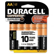 CopperTop Alkaline Batteries with Duralock Power Preserve Technology, AA, 12/Pk