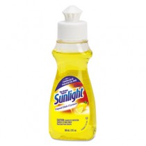 Liquid Dish Detergent, Lemon, 3 oz Bottle