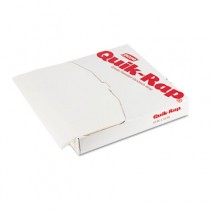 Quik-Rap Grease-Resistant Waxed Sandwich Paper, 12 x 12, Opaque White, 1000/Pack
