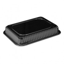Clear Plastic Dome Lid, Rectangle, Fits 1 Pound Oblong Pan