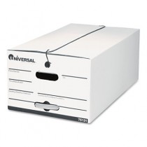 String/Button Storage Box, Legal, Fiberboard, White, 12/Carton