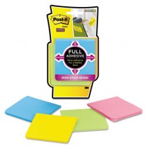 Full Adhesive Notes, 3 x 3, Assorted New York Colors