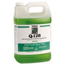 Q-128 Germicidal Detergent, Pine Forest Scent, Liquid, 1 gal. Bottle