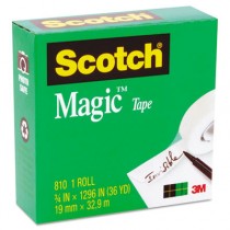 Magic Office Tape, 3/4" x 1296", 1" Core, Clear