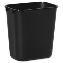 Soft-Sided Wastebasket, 14qt, Plastic, Black