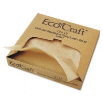 EcoCraft Grease-Resistant Paper Wrap/Liner, 12 x 12, 1000/Box
