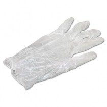 Disposable Vinyl Powder Free Exam Gloves, Medium, 100/Box