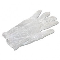 Disposable Vinyl Powder Free Exam Gloves, X-Large, 100/Box