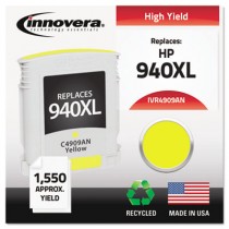 4909AN Compatible, Remanufactured, C4909AN (940XL) Ink, 1400 Page-Yield, Yellow
