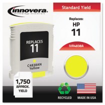 4838A Compatible, Remanufactured, C4838A (11) Ink, 1750 Page-Yield, Yellow