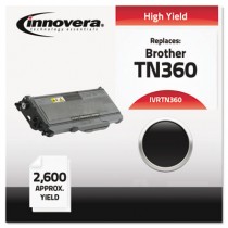 TN360 Compatible, Remanufactured, TN360 Laser Toner, 2600 Page-Yield, Black