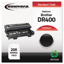 DR400 Compatible, Remanufactured, DR400 Laser Toner, 20000 Page-Yield, Black