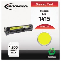 E322A Compatible, Remanufactured, CE322A (128A) Laser Toner, 1300 Yield, Yellow