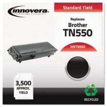 TN550 Compatible, Remanufactured, TN550 Laser Toner, 3500 Page-Yield, Black