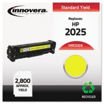 C532A Compatible, Remanufactured, CC532A (304A) Laser Toner, 2800 Yield, Yellow