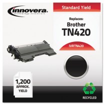 TN420 Compatible, Remanufactured, TN420 Laser Toner, 1200 Page-Yield, Black