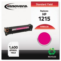 B543A Compatible, Remanufactured, CB543A (125A) Laser Toner, 1400 Yield, Magenta