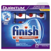 Quantum Dishwasher Tabs, Blue, 25 Tab Box