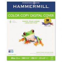 Color Copy Digital Cover Stock, 80 lbs., 8-1/2 x 11, White, 250 Sheets