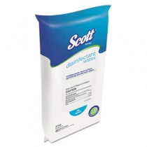 SCOTT Disinfectant Wipes, White, Unscented, 40/Pack, 24 Packs/Carton