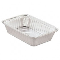 Aluminum Oblong Container with Lid, 36 oz, 8-7/16 x 5x 1-13/16