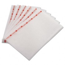 Food Service Towels, 13 x 21, Red/White