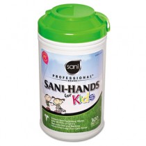 Sani-Hands for Kids, 5 x 7 1/2, White
