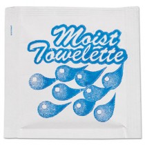 Fresh Nap Moist Towelettes, 4 x 7, White, Lemon