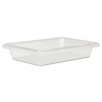 Food/Tote Boxes, 2gal, 18w x 12d x 3 1/2h, Clear