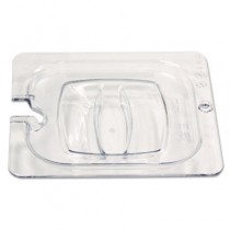 Cold Food Pan Covers, Polycarbonate, Clear, 6 3/8 x 6 7/8