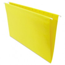 Hanging File Folders, 1/5 Tab, 11 Point Stock, Legal, Yellow