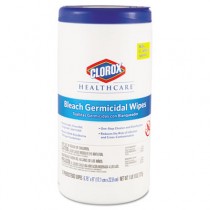Germicidal Wipes, 6 3/4 x 9, Unscented, 70/Canister