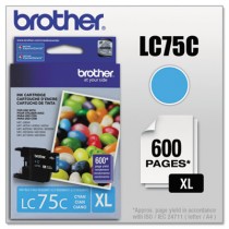 LC75C (LC-75C) High-Yield Ink, 600 Page-Yield, Cyan