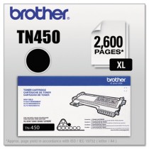TN450 (TN-450) High-Yield Toner, 2,600 Page-Yield, Black