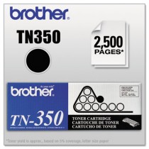 TN350 Toner, 2500 Page-Yield, Black