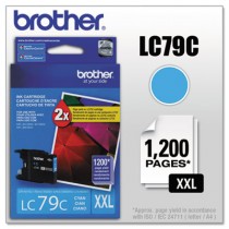 LC79C (LC-79C) Super High-Yield Ink, 1,200 Page-Yield, Cyan