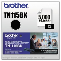 TN115BK High-Yield Toner, 5000 Page-Yield, Black
