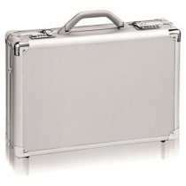Aluminum Attach� Case, 17-1/2 x 5 x 12-1/2, Silver