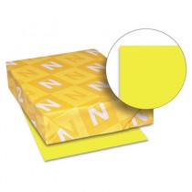 Astrobrights Colored Paper, 24lb, 8-1/2 x 11, Lift-Off Lemon, 500 Sheets/Ream
