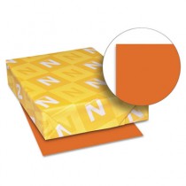Astrobrights Colored Paper, 24lb, 8-1/2 x 11, Orbit Orange, 500 Sheets/Ream
