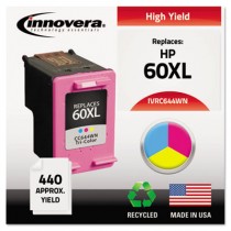Compatible Reman High-Yield CC644WN (60XL) Ink, 440 Page-Yield, Tri-Color