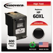 C641WN Compatible, Remanufactured, CC641WN (60XL) Ink, 600 Page-Yield, Black