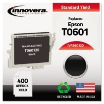 860120 Compatible, Remanufactured, T060120 Ink, 400 Page-Yield, Black