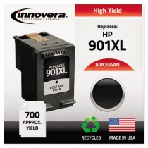 C654AN Compatible, Remanufactured, CC654AN (901XL) Ink, 770 Page-Yield, Black