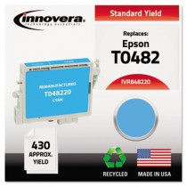 848220 Compatible, Remanufactured, T048220 Ink, 430 Page-Yield, Cyan