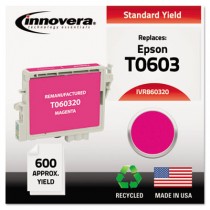 860320 Compatible, Remanufactured, T060320 Ink, 600 Page-Yield, Magenta