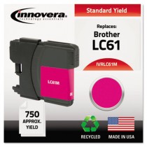LC61M Compatible, Remanufactured, LC61M Ink, 325 Page-Yield, Magenta