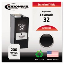 C0032 Compatible, Remanufactured, 18C0032 (#32) Ink, 200 Yield, Black