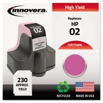 75WN Compatible, Remanufactured, C8775WN (02) Ink, 1000 Yield, Light Magenta